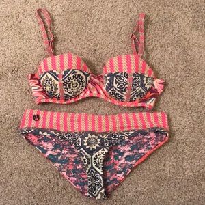 Maaji Swimwear Pink Bikini Set